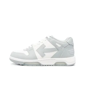 OFF WHITE Out Of Office Round Toe Lace Up Sneakers