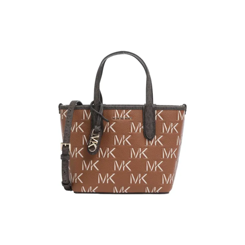 MICHAEL KORS Synthetic Leather Shoulder Bag, Crossbody Bag, Handbag Regular Women's Brown-1