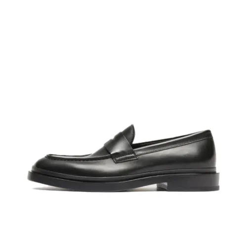 Officine Creative Concrete Loafers Men Low-Top Black