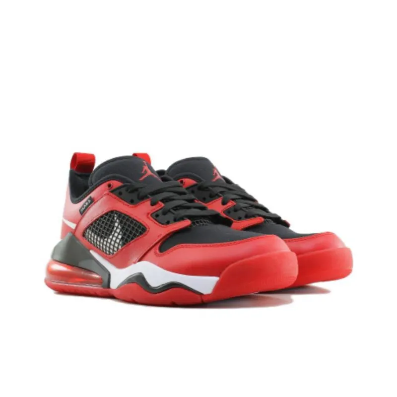 Jordan Mars 270 Cushioned Slip-Resistant Mid-Top Vintage Basketball Shoes Men's Red-4