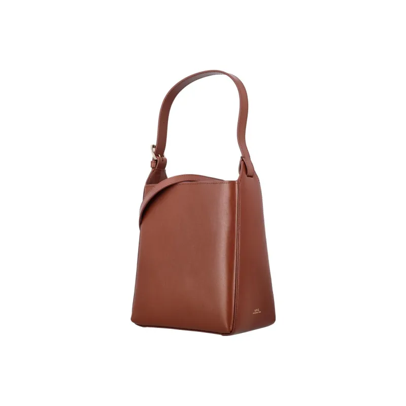 A.P.C Virginie Leather Bucket Bag-2
