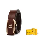 Coffee with Gold Buckle+Yellow Box