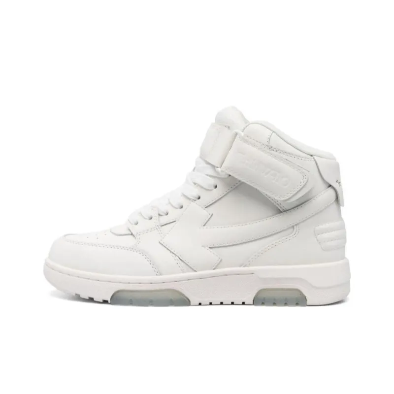 OFF WHITE Out Of Office Ooo Mid Tops White Women's-0
