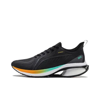 LiNing WuShi 5S 3.0 Cushioning Low Top Long Distance Running Shoes Men's Black