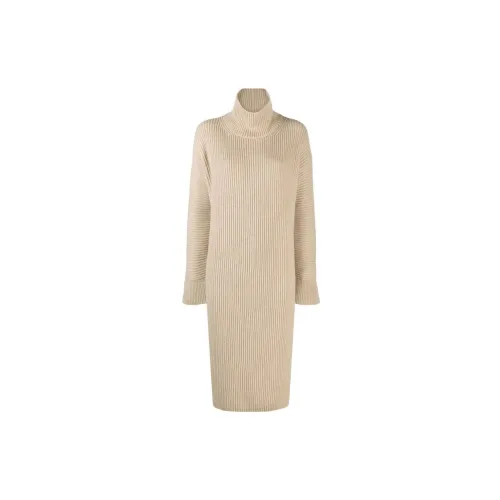 Fabiana Filippi Ribbed-knit Long-sleeve Dress