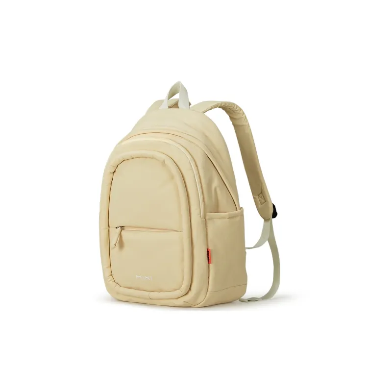 MIXI Fabric Laptop Backpack Medium Size Unisex White-10