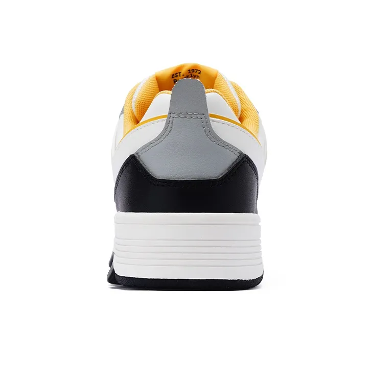 PONY Reverse Low Top Skateboard Shoes Unisex Black White-3