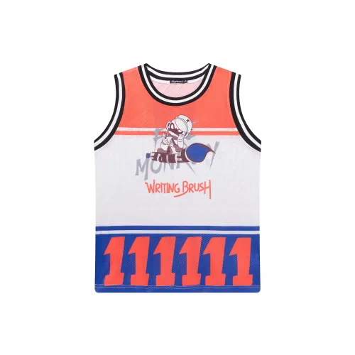 FireMonkey Basketball Jerseys Unisex Orange Red