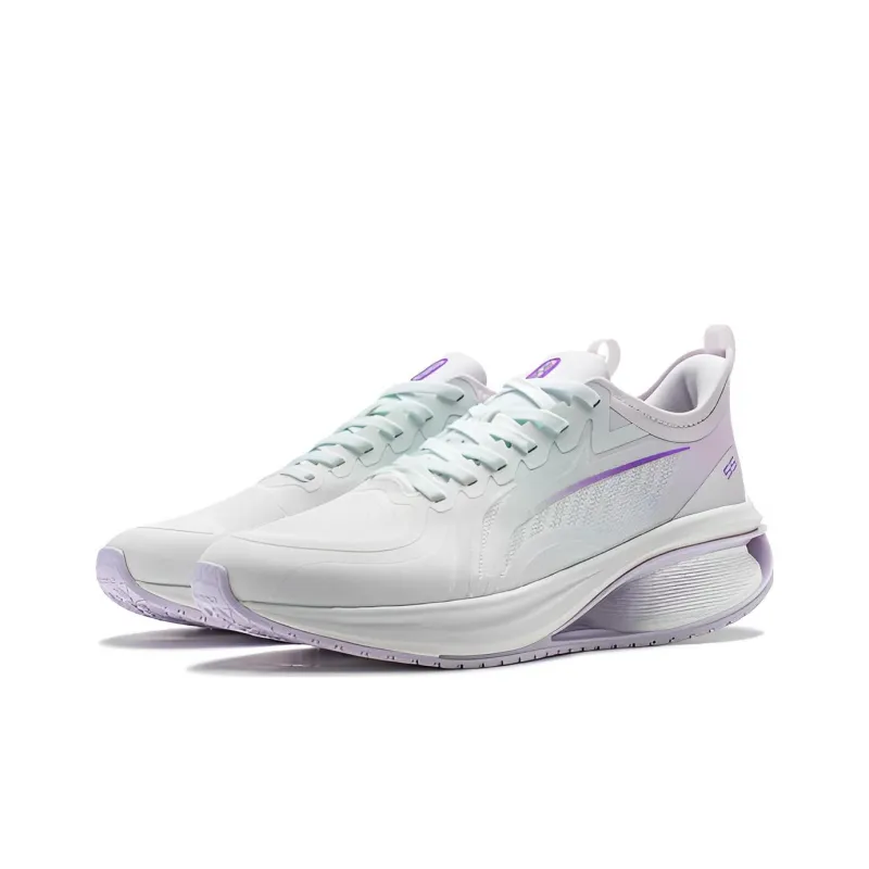 LiNing WuShi 5S 3.0 Rebound Low Top Running Shoes Women's Mist White-2