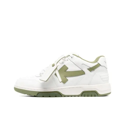 OFF WHITE Out Of Office Ooo Low Tops White Sage