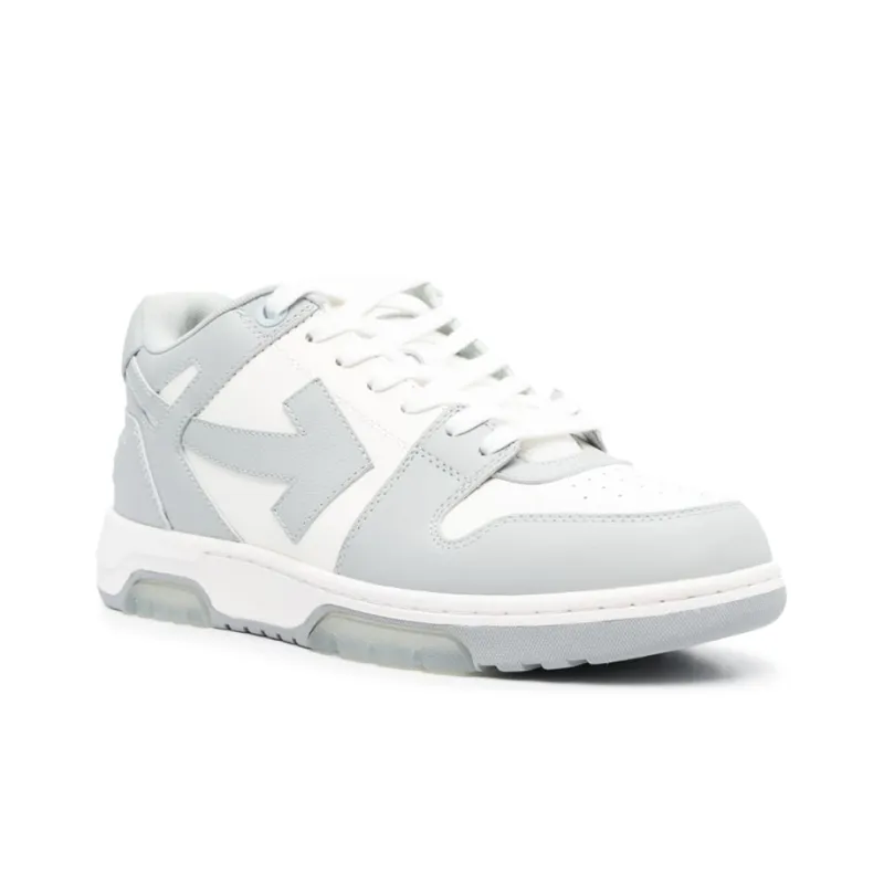 OFF WHITE Out Of Office Ooo Low Tops Grey White 2022-1