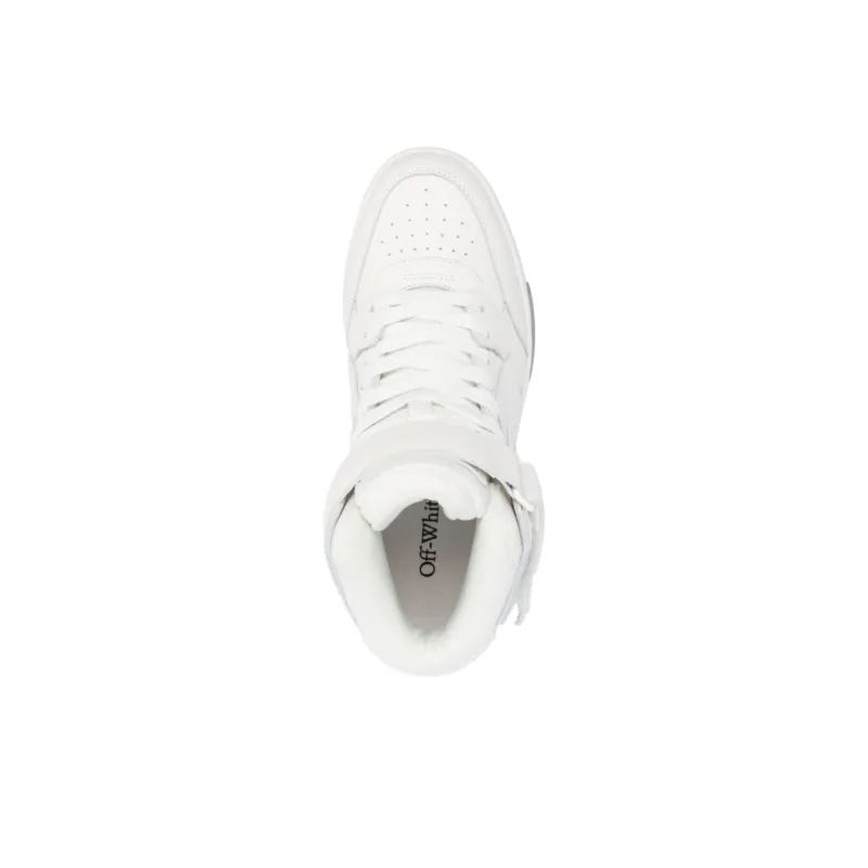 OFF WHITE Out Of Office Ooo Mid Tops White Women's-4