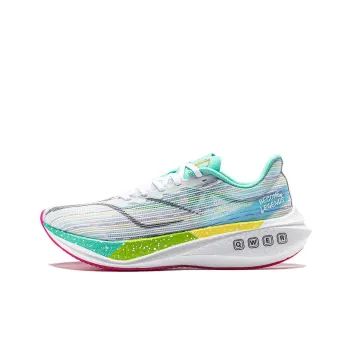 LiNing Feidian 3 Challenger Wear Resistant Low Top Running Shoes Women's Standard White