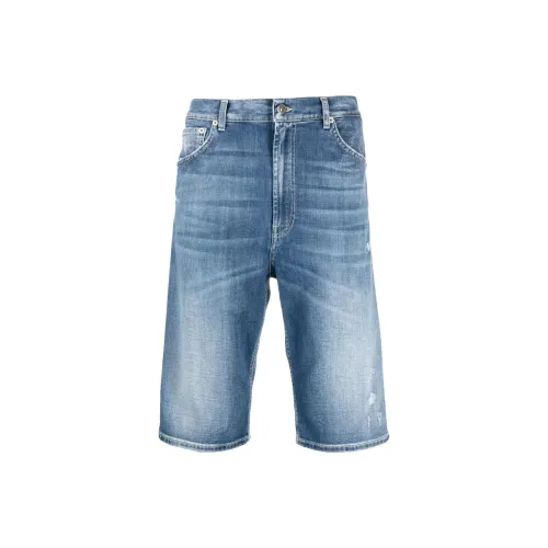 Dondup High-waist Denim Bermuda Shorts