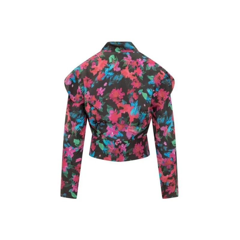 IRO NIGHT Martina V-Neck Printed Top-1