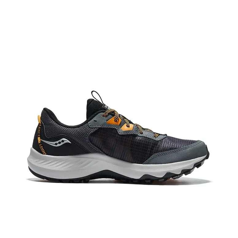 Saucony AURA TR Cushioning Support Lightweight Low Top Trail Running Running Shoes Men's Dark Gray-1