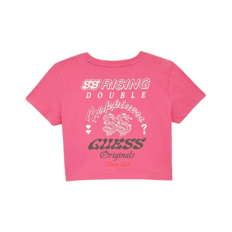 88rising X GUESS T-Shirts Women's Rose Red-1