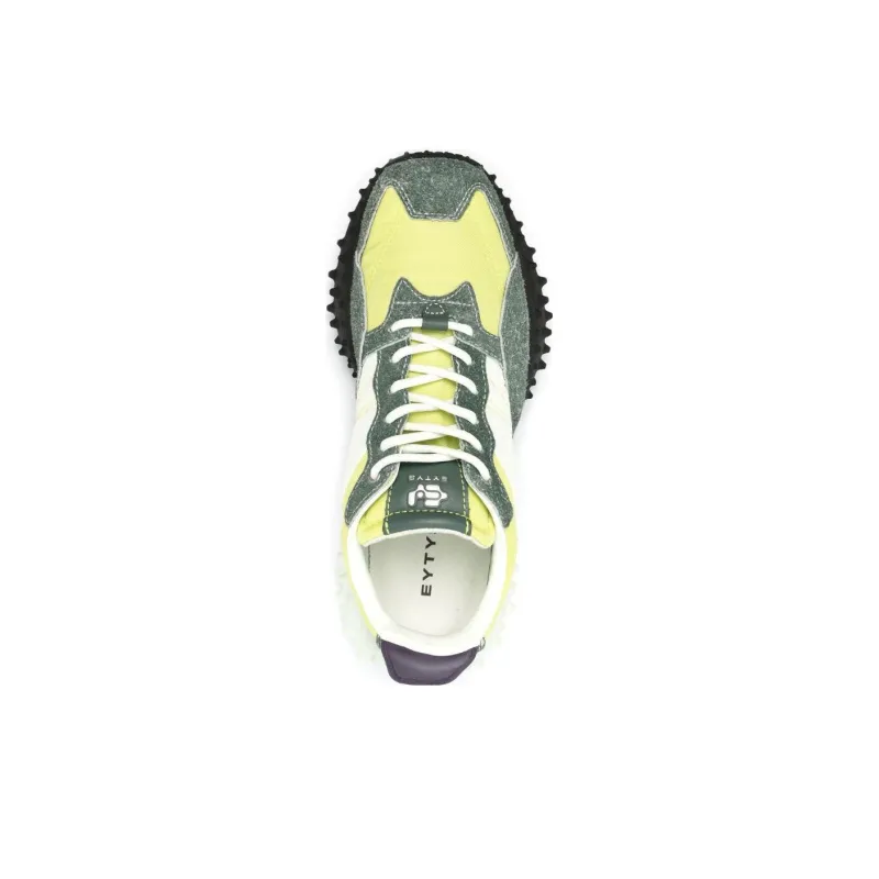 EYTYS Fugu Low Top Casual Shoes Men's Green Yellow-3