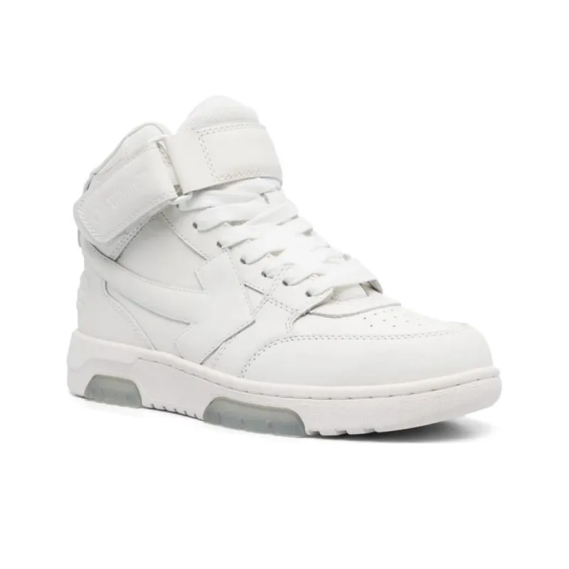 OFF WHITE Out Of Office Ooo Mid Tops White Women's-2