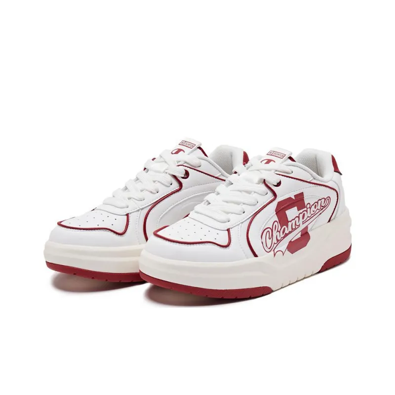 Champion Varsity 1 Team Shoes Low Top Skateboard Shoes Women's Red-2