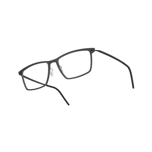 LINDBERG Pure Titanium Irregular Shape Eyeglass Frames Unisex Black