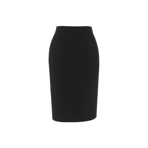 SAINT LAURENT Casual Long Skirts Women's Black