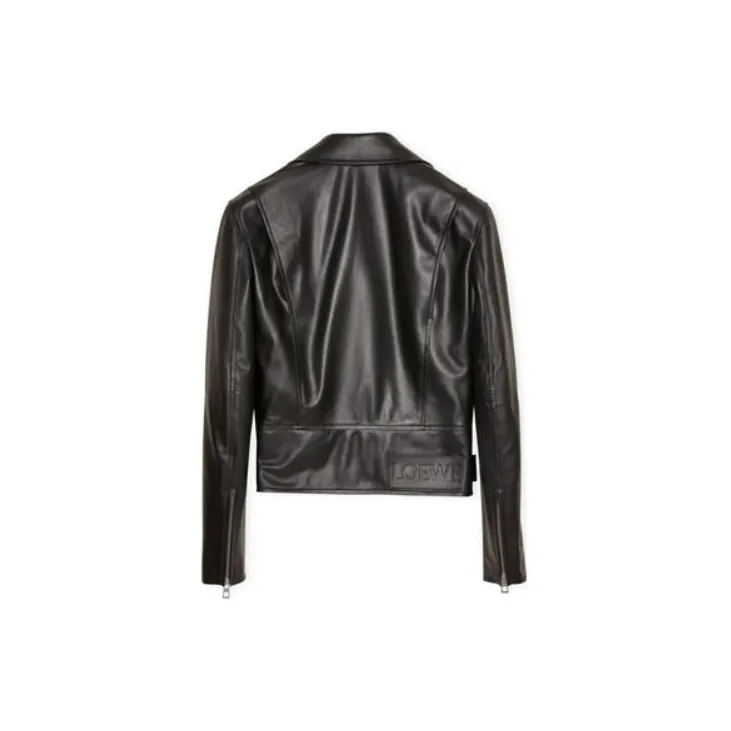 LOEWE FW23 Leather Jacket Men's Black-1