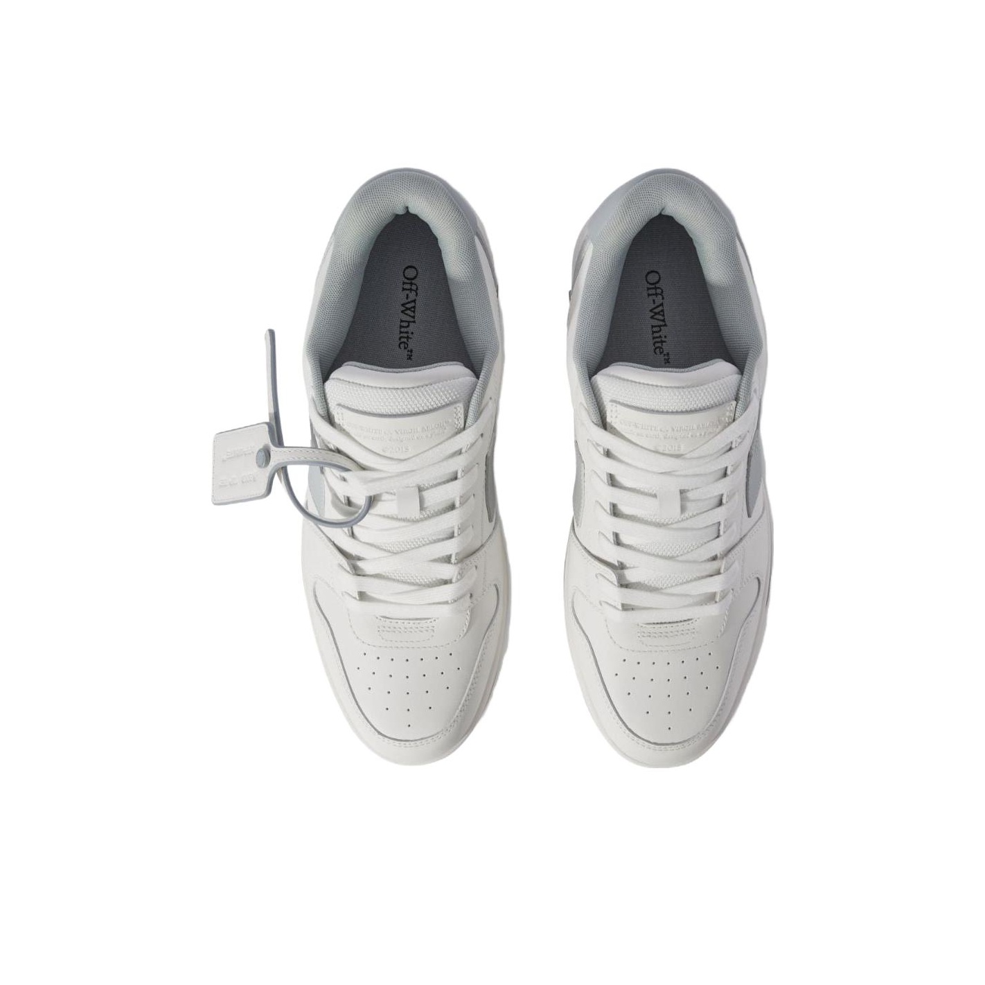 OFF-WHITE Out of Office OOO Low Tops White Grey 2023 - POIZON
