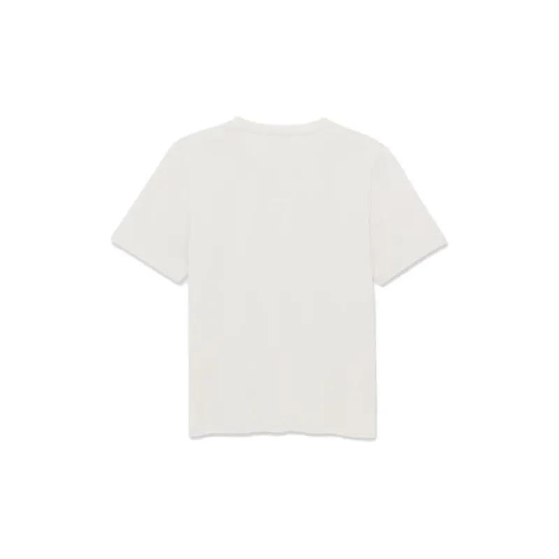 SAINT LAURENT Logo Embroidered Crewneck T Shirt-1