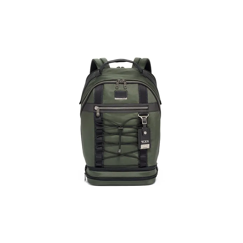 TUMI Alpha Bravo Nylon Backpack Large Size Men's Army Green-0