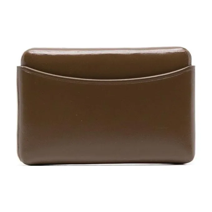 Lemaire Calfskin Coin Purses Wallets Women's Brown-1