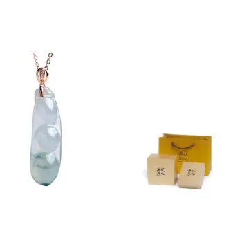 With The Heart Of The Jade Ice Glutinous Necklaces Women's