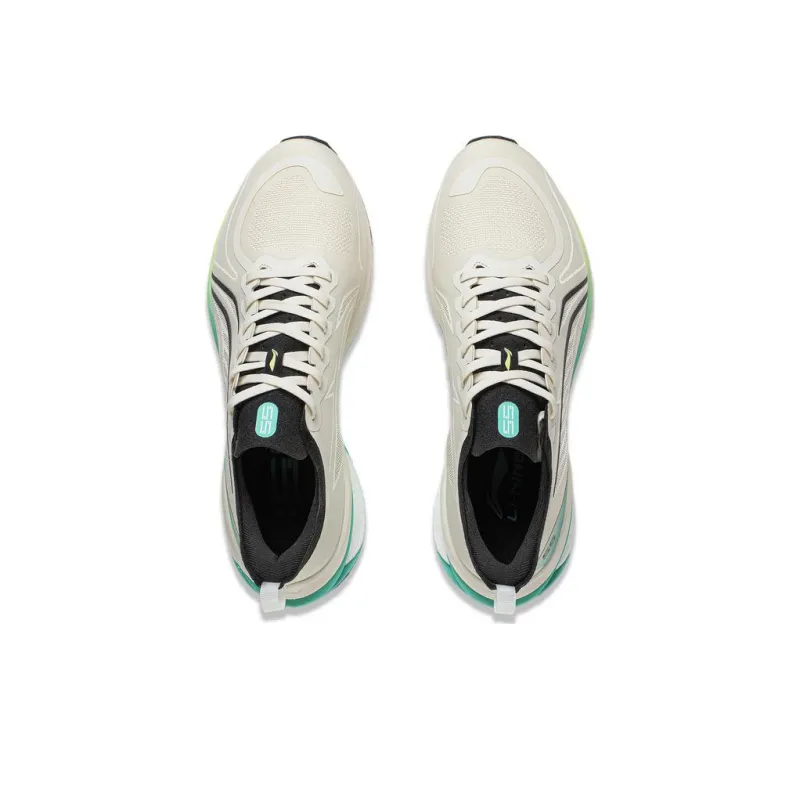 LiNing WuShi 5S 3.0 Abrasion Resistant Low Top Casual Running Shoes Men's Ecru-3