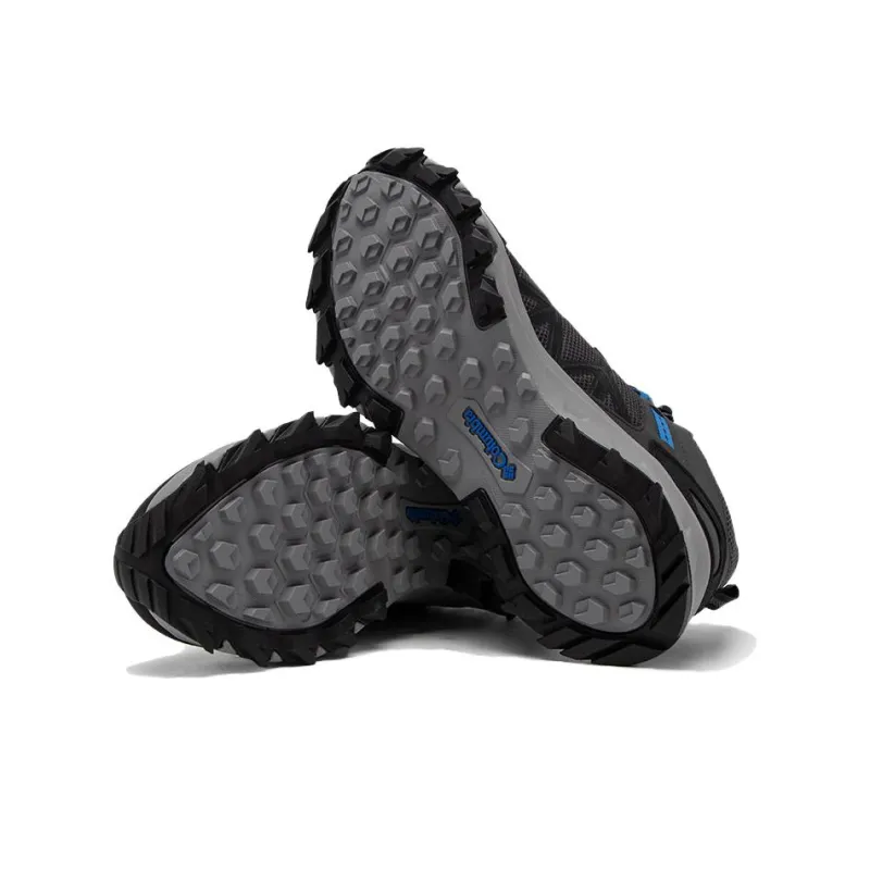 Columbia Durable Breathable Mid Top Outdoor Shoes Men's Black-3