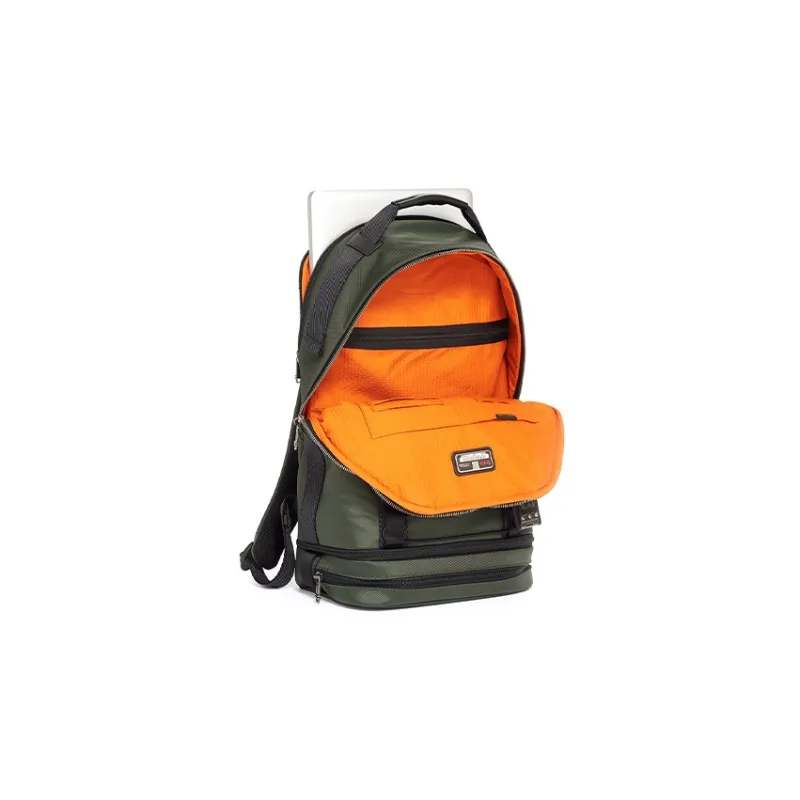 TUMI Alpha Bravo Nylon Backpack Large Size Men's Army Green-2
