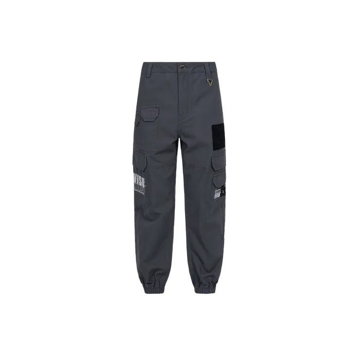 EVISU Cargo Pants Men Dark Gray-1