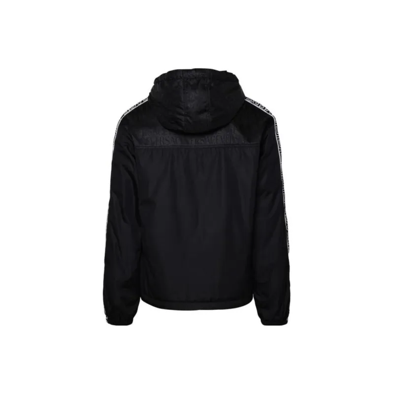 VERSACE Zip Up Drawstring Hooded Jacket-1