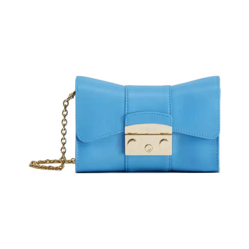 Furla Metropolis Collection Shoulder Bag Crossbody Bag Mini Women's Blue-0