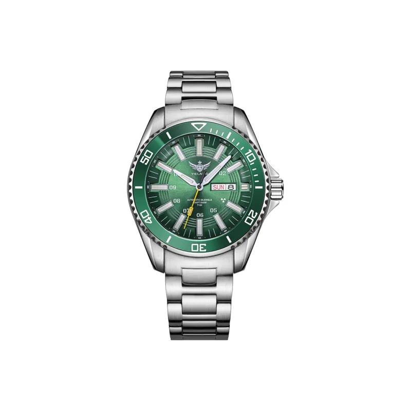 YELANG Automatic Mechanical Movement Stainless Steel Strap Watch Men's Watches Green Dial-2