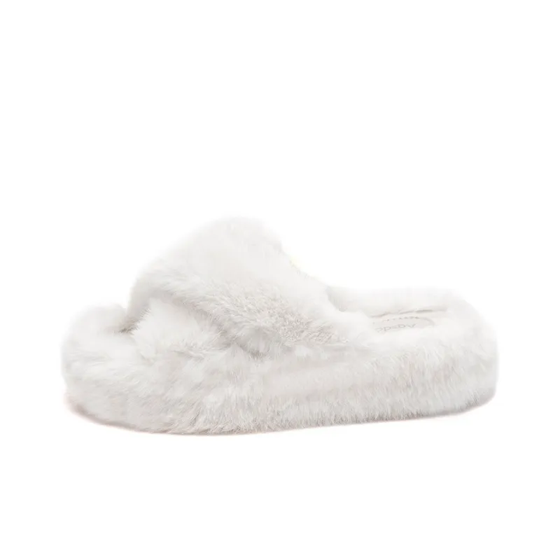 AGSDON Abrasion-Resistant Slide Slippers Women's White-2