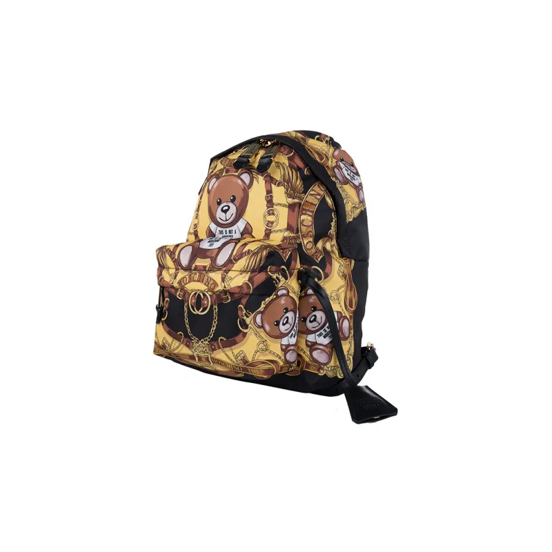 MOSCHINO Fabric Backpack Medium Size Women's Multicolor-1