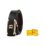 Black Gold Button+Yellow Box
