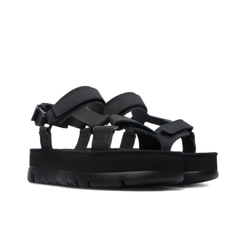 CAMPER Oruga Strap Sandals Women's Black-1