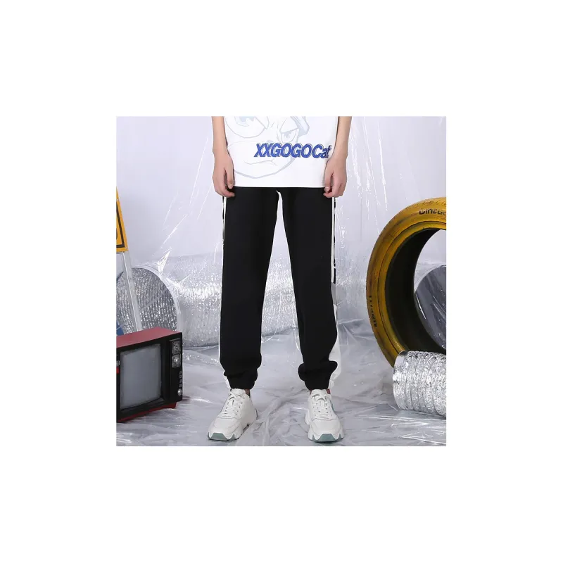 XXGOGO Straight Sports Pants Men's Black-2