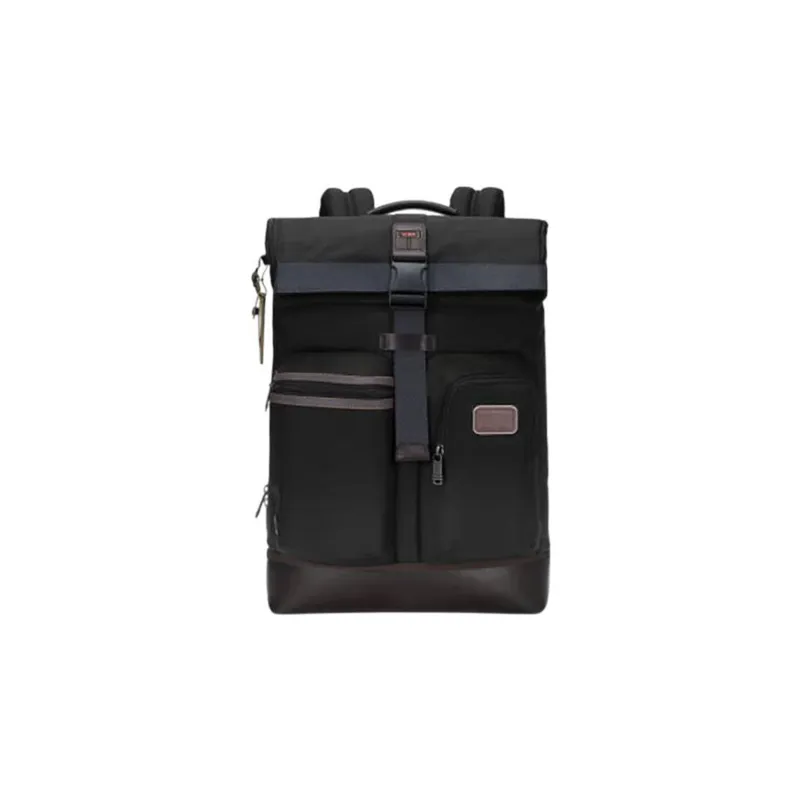 TUMI Nylon Backpack Large Size Men's Wood Color-0