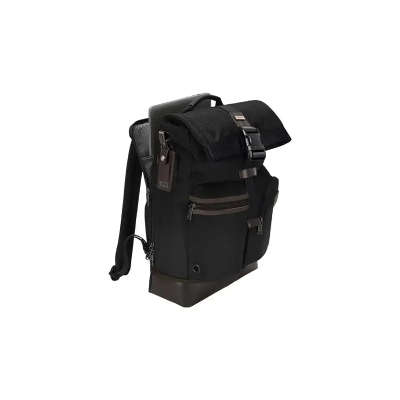 TUMI Nylon Backpack Large Size Men's Wood Color-2