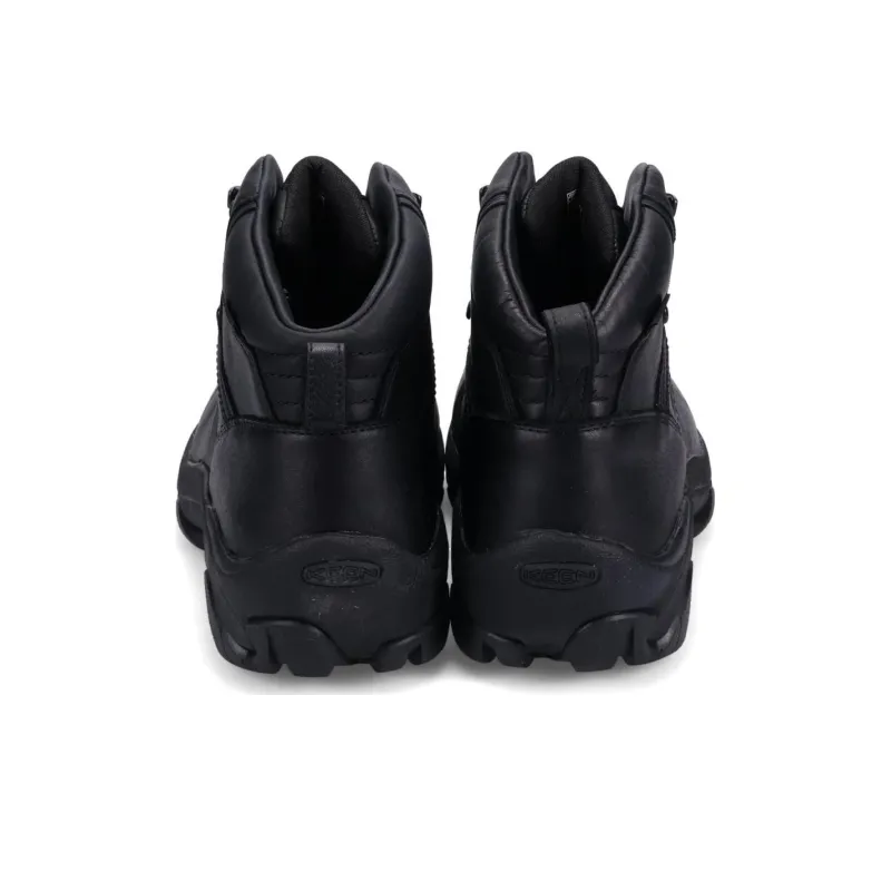 KEEN Pyrenees Wear-resistant And Waterproof High-Top Outdoor Athletic Shoes Men's Black Blue-3