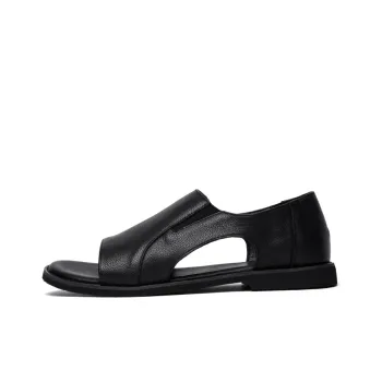 YEDANI Roman Sandals Men's Black