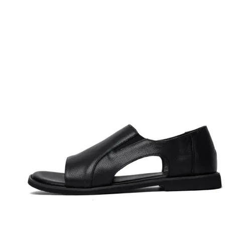 YEDANI Roman Sandals Men's Black
