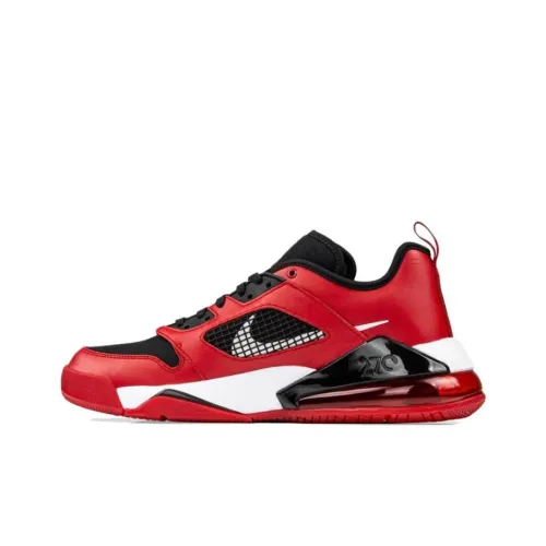 Jordan Mars 270 Cushioned Slip Resistant Mid Top Vintage Basketball Shoes Men's Red
